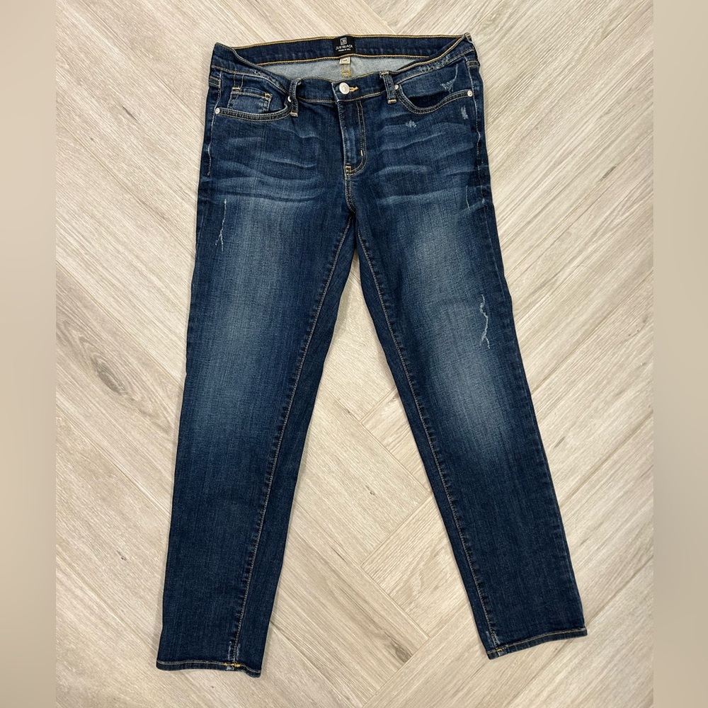 Just Black Dark Blue Ankle Jeans Size 28